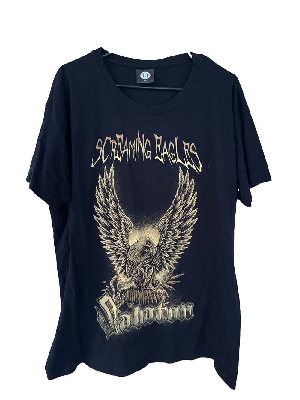 Screaming Eagles Music Band Sabaton Black XXL Men’s T-shirt